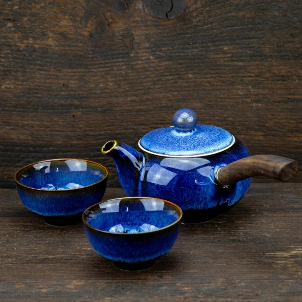 japanische-teekanne-blau-set
